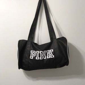 Pink gym bag
